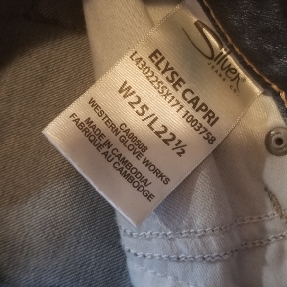 Silver Capris - Picture 3 of 3